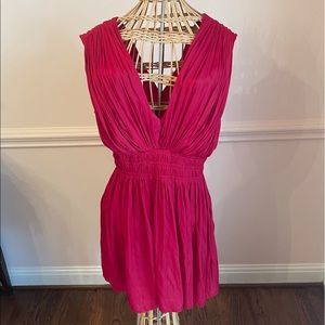 Ramy Brook True Red Satin Dress